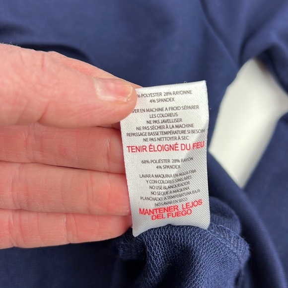 Rae Dunn navy blue sweatshirt "Sparks Will Fly" size small - Picture 6 of 10